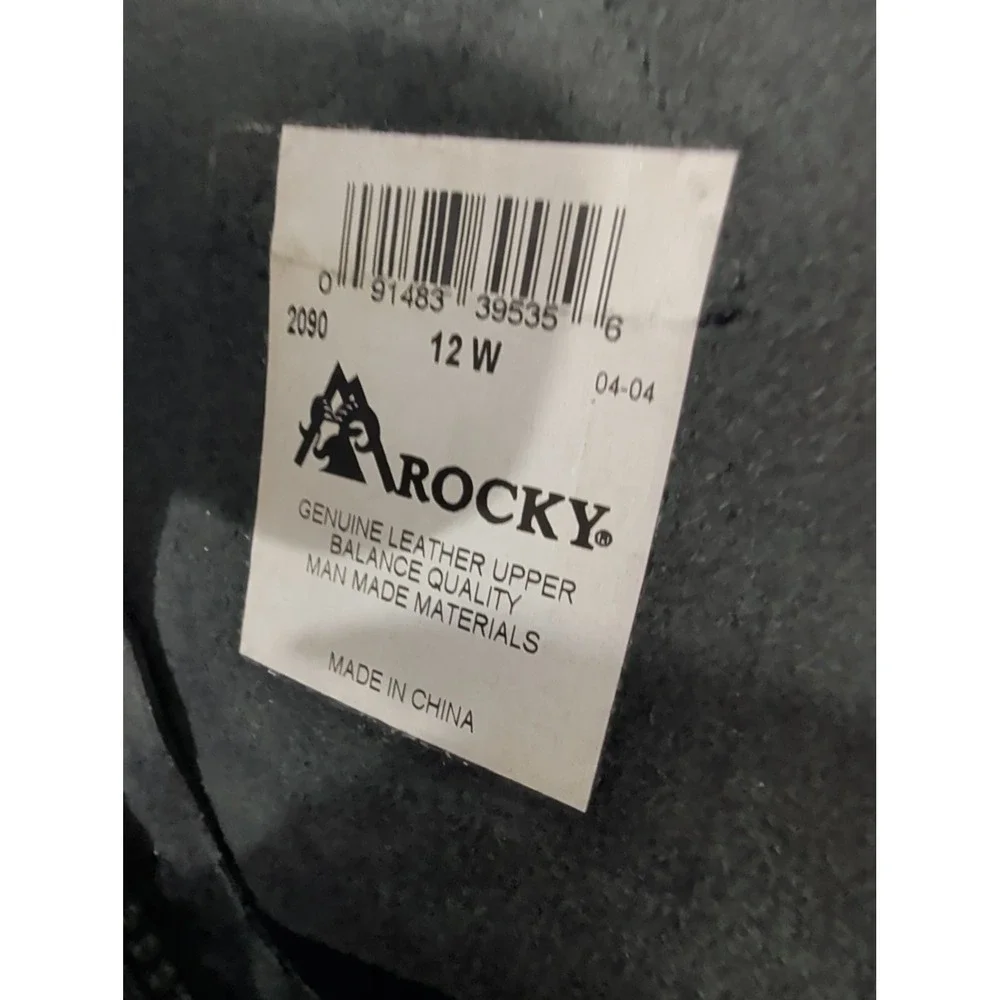 Rocky Side Zipper Jump Boot New Without Box 12W